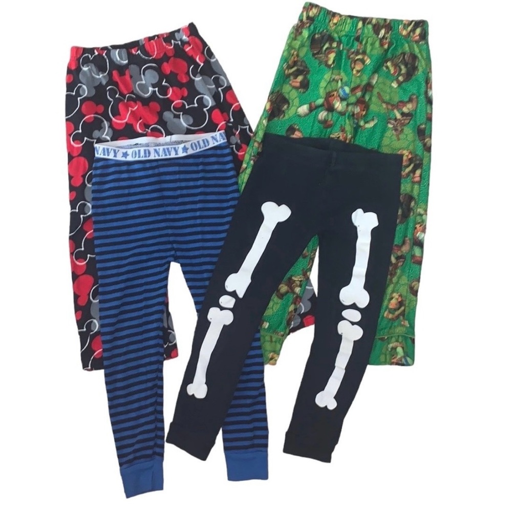 Bundle of Boys Mix & Match Pajama Pants Sizes 4T & 4-5